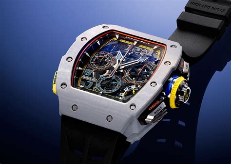 richard mille, cronografo rm 65-01 in quartz tpt prezzo